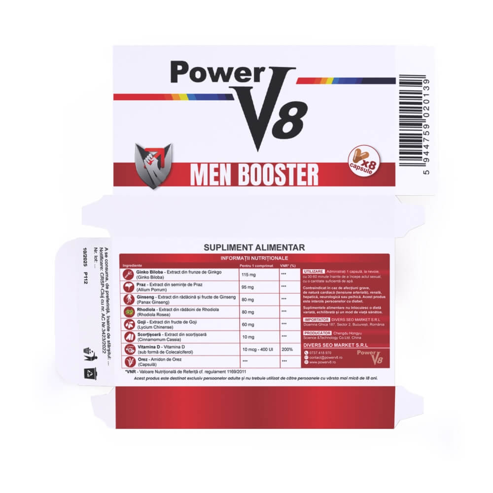 PowerV8 - 8 Pastile